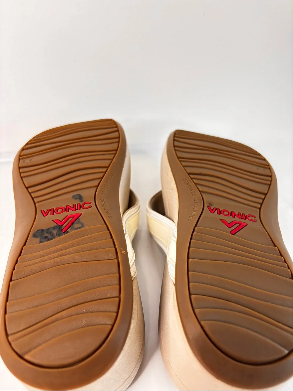 Vionic High Tide Platform Sandals Sz 9 Thong Flip Flop Orthotic Comfort Footbed
